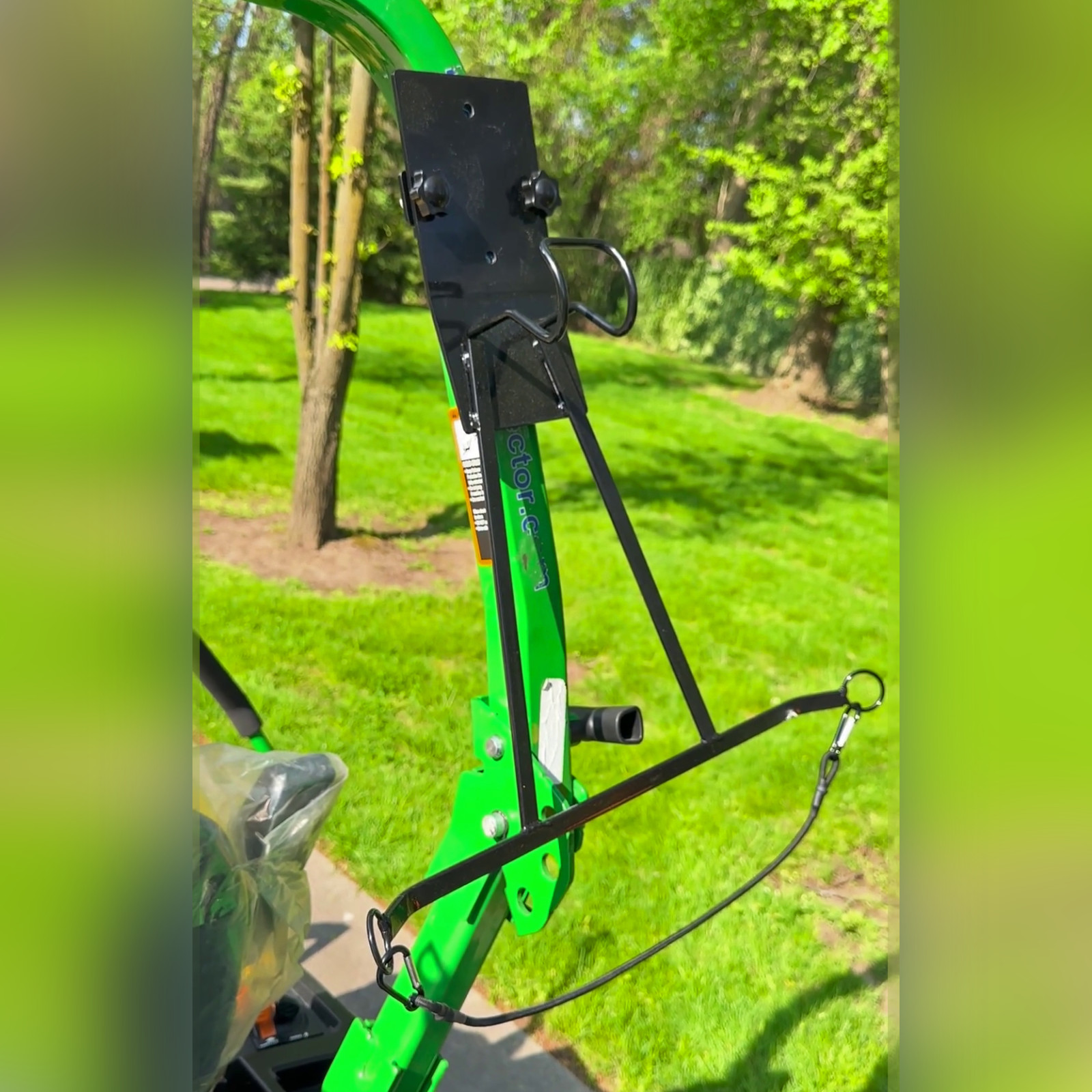 Tractor Canopy Zero Turn Riding Mower Sun Foldable Sunshade for ROPS + Tools