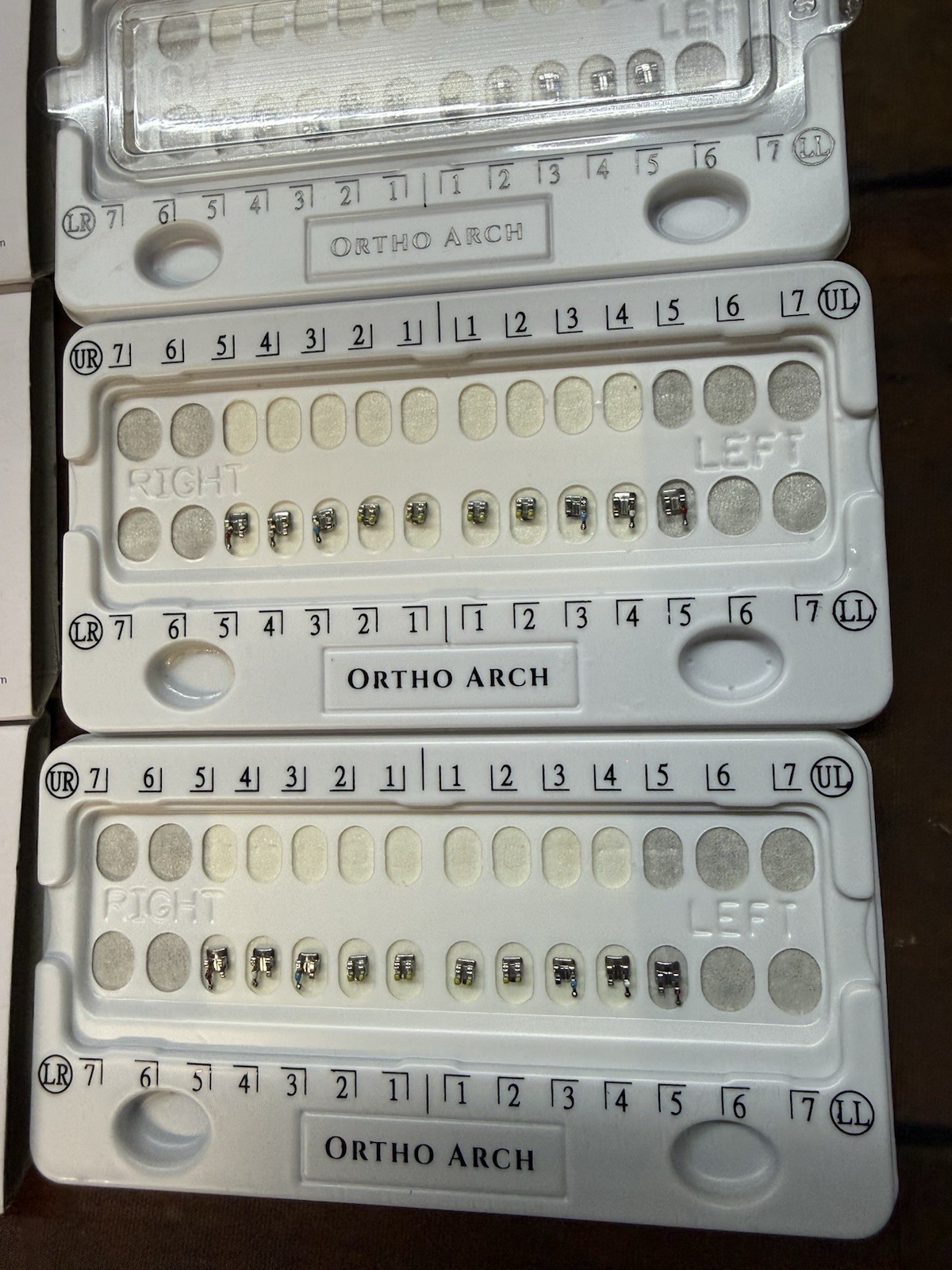 Ortho Arch LN2-902 Horizon Mini Roth .022 Partial Bracket Lot 5 Trays