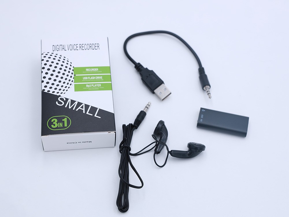 Mini Hidden Spy Audio Recorder Listening Office Device 16GB Voice Activated