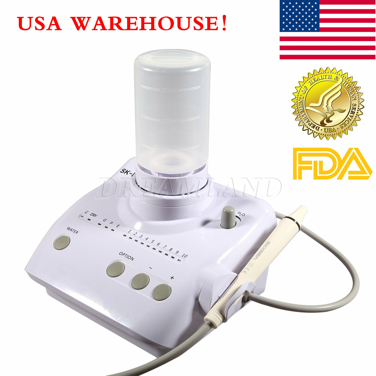 Dental Veterinary Scaling Perio Endo Ultrasonic Scaler for Woodpecker EMS WN2