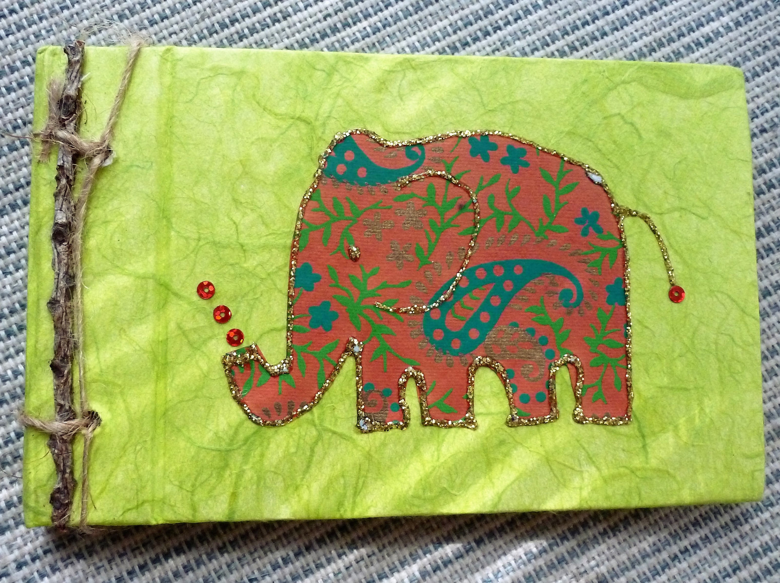 Diary Journal Handmade Scrapbook Photo Album Ethnic Notepad Photobook Sri Lanka