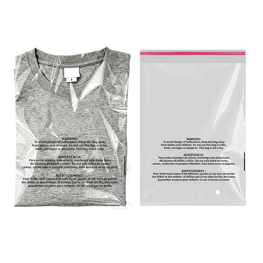 Clear Poly Bags with Suffocation Warning 6×9,9×12,10×13,11×14,12×15,12×20,14×20