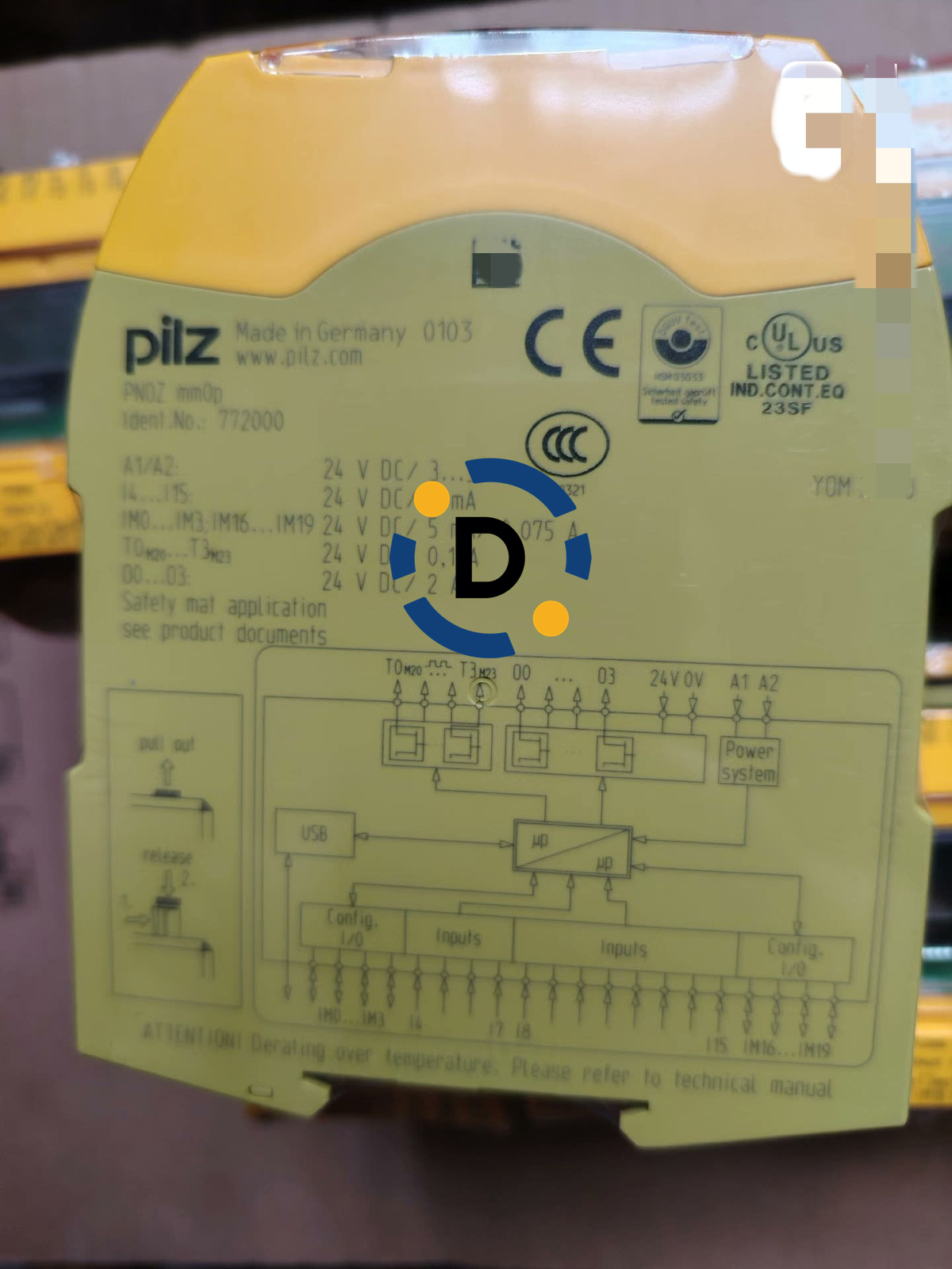 New Pilz 772000 safety relay