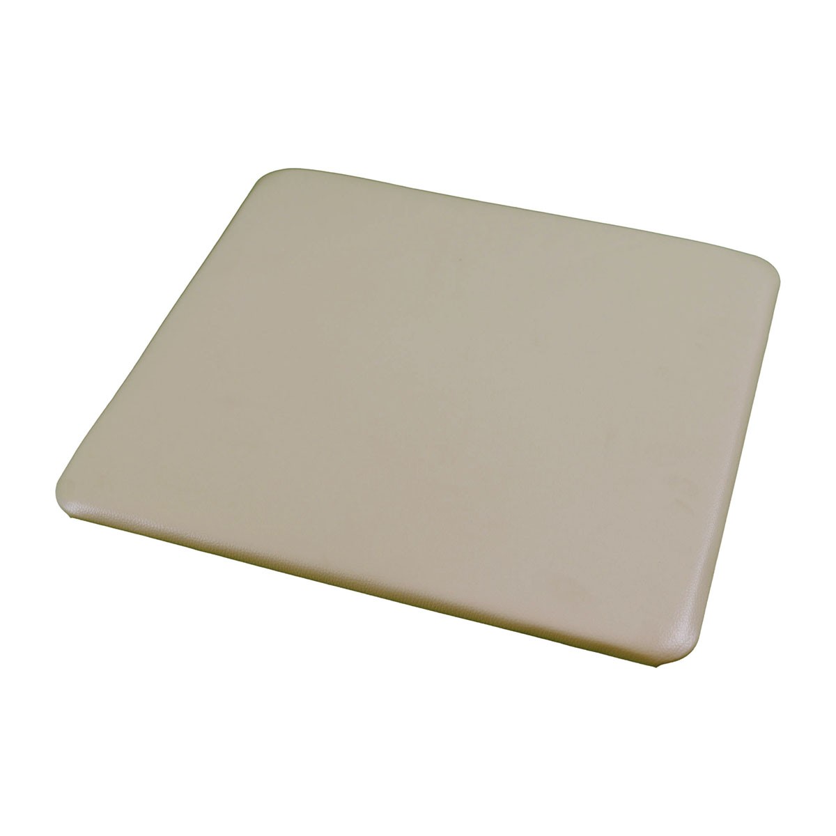 Resin Folding Chair Padded Seat Replacement Beige Vinyl Cover Foam Core