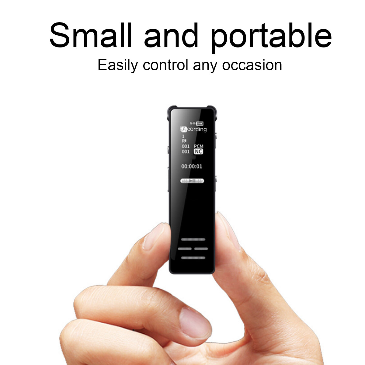 Spy Digital Voice Activated Recorder Mini Small Hidden Audio Recording Device US