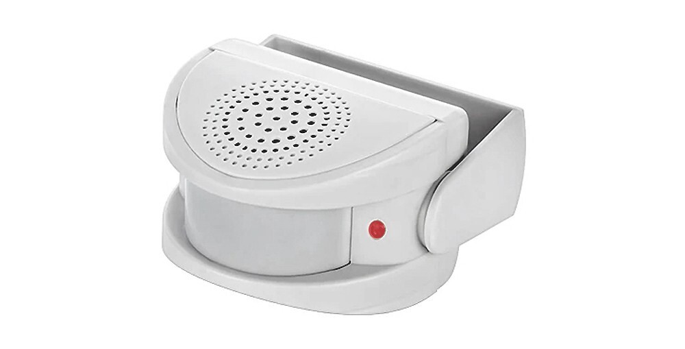 Stand Alone 2-In-1 Motion Detector Alarm Door Chime With 90dB Siren Chime Sound