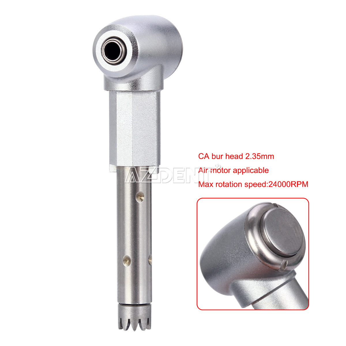 Dental Intra Head 1:1 Push Button Fit Kavo Contra Angle Handpiece 2.35mm