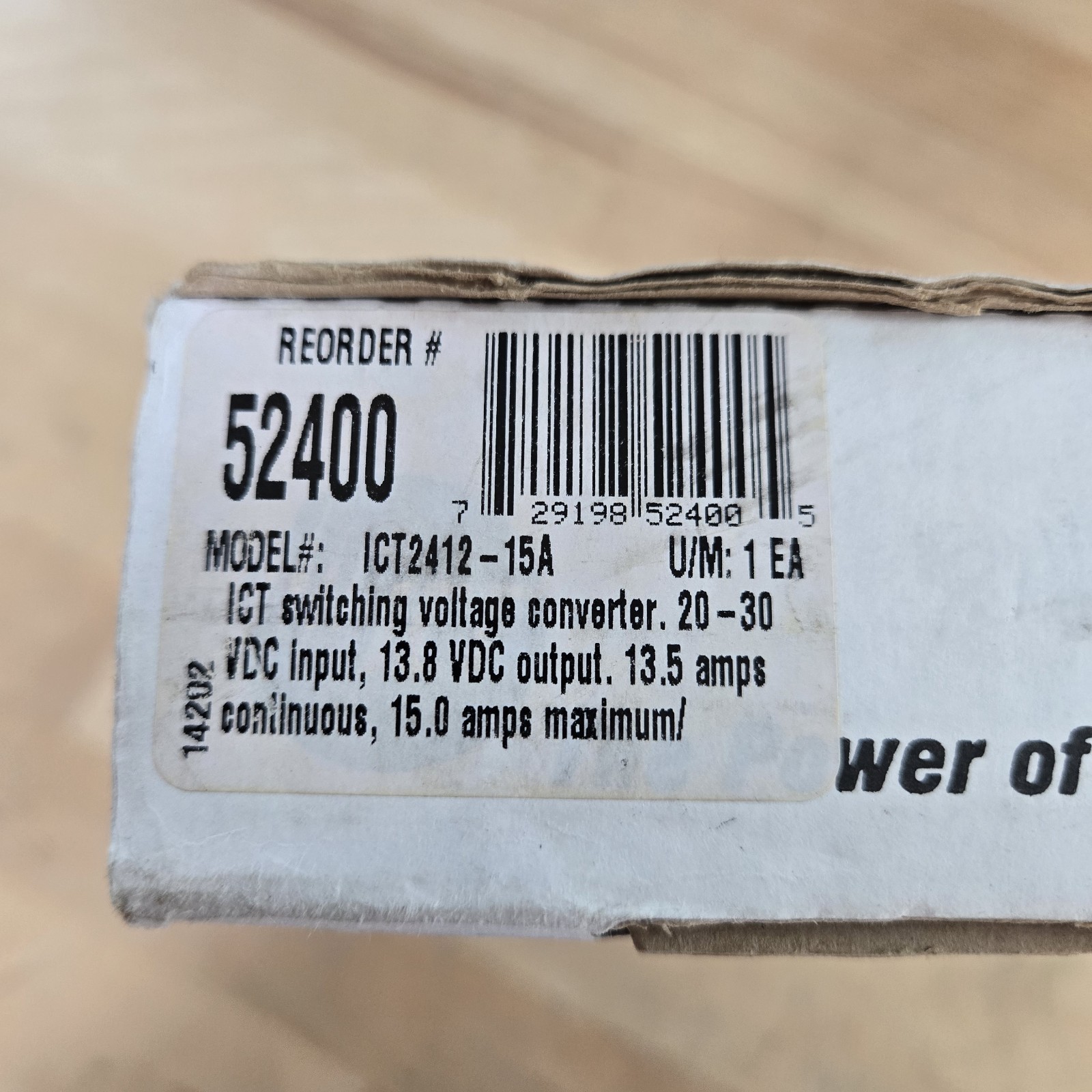 INDUSTRIAL SERIES ICT2412-15A Industrial Power Series 15 ICT2412-15A #52400