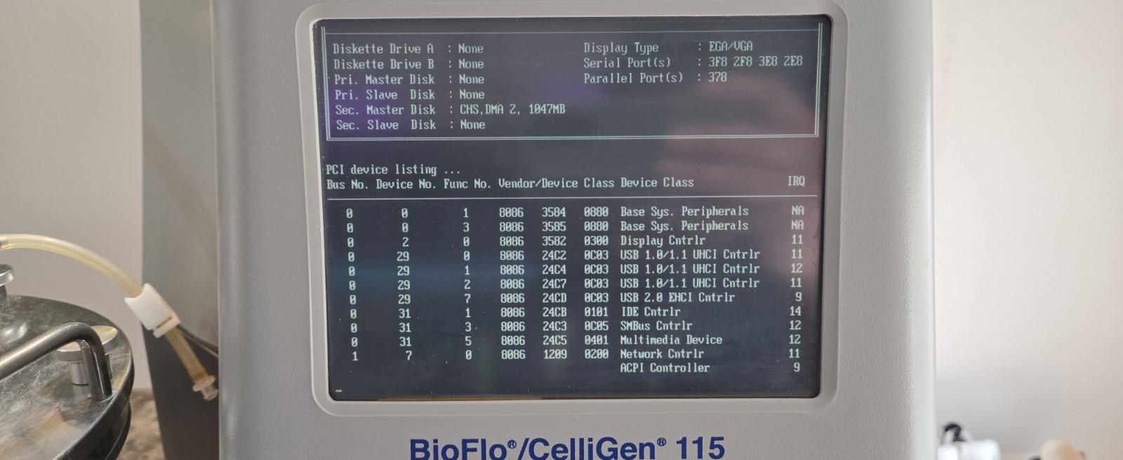 Eppendorf BioFlo/Celligen 115 Bio Reactor W/ 10L Reaction Vessel