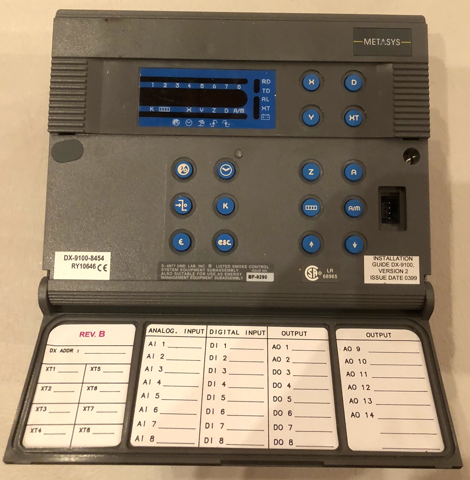 Johnson Controls Metasys DX9100-8454 Controller HVAC Boiler Module