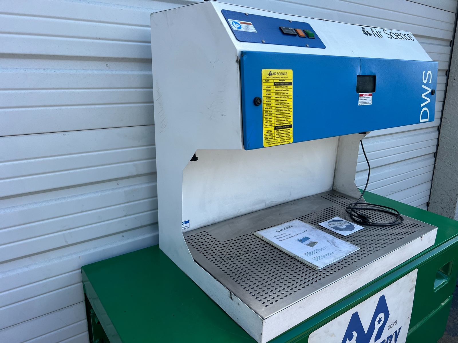 Air Science DWS-36 Downflow Workstations Ductless Fume Hood 36″