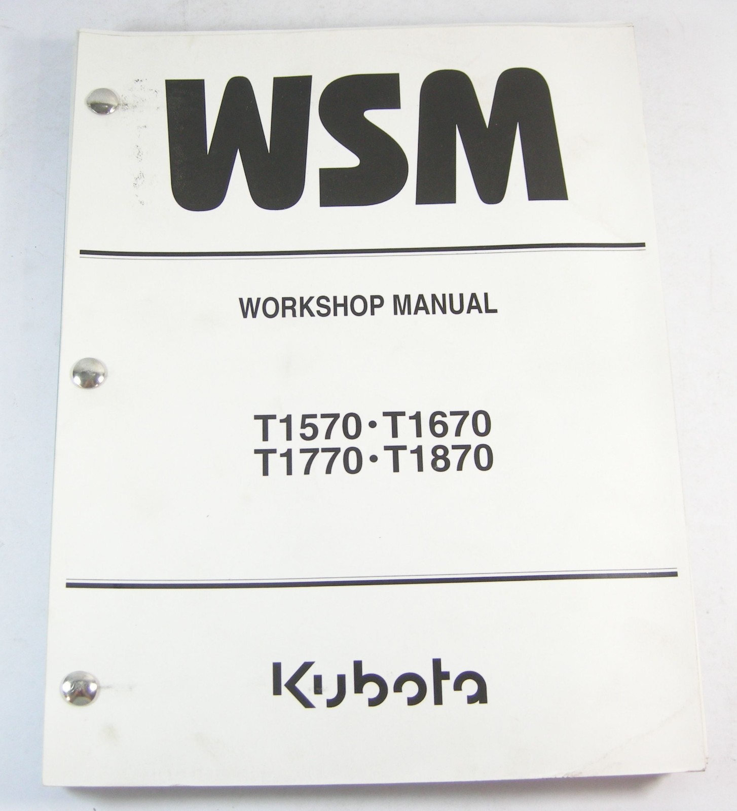 Kubota T1570 T1670 T1770 T1870 Lawn Tractor Mower Service Shop Repair Manual