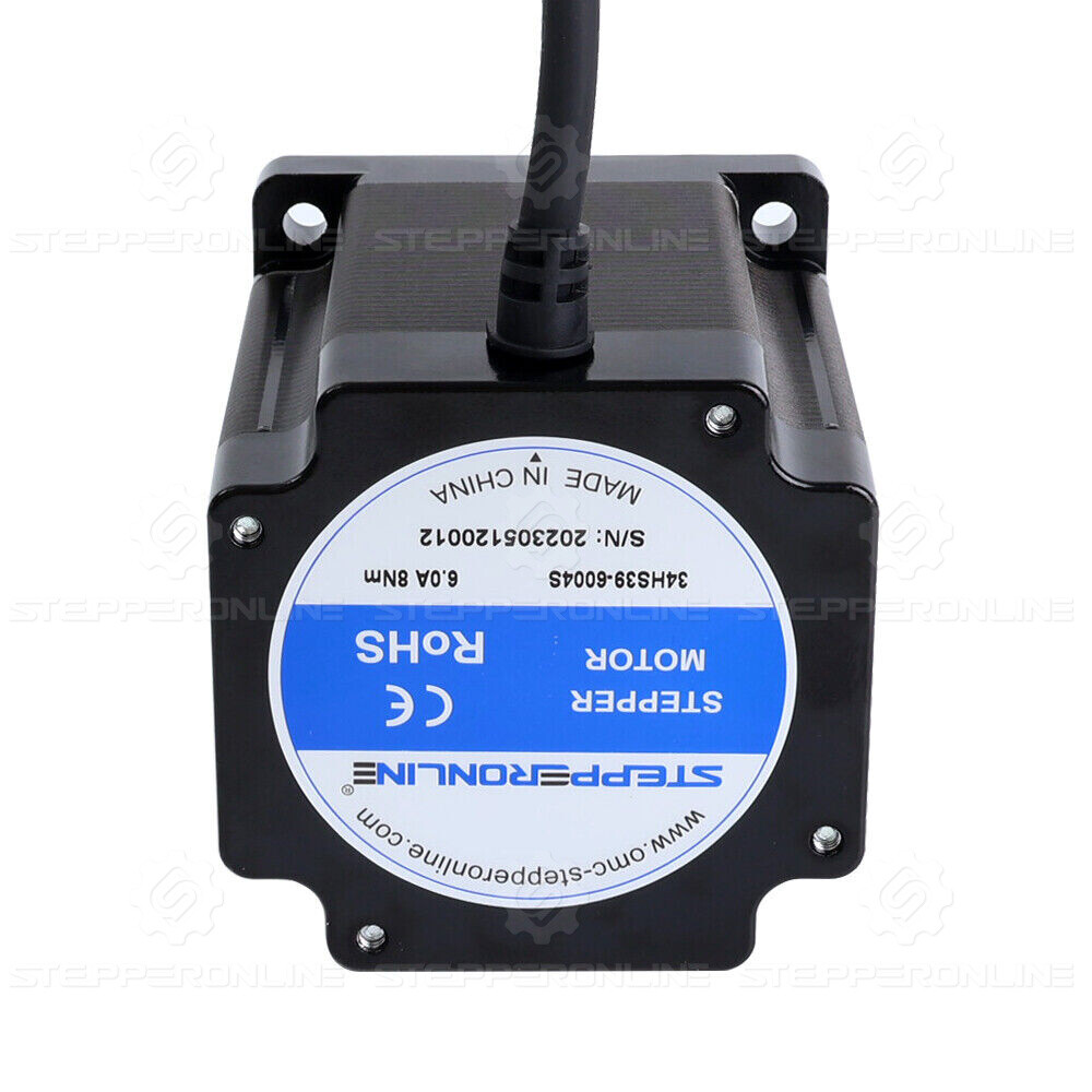 STEPPERONLINE Nema 34 Stepper Motor 1.8deg 1133oz.in 6A 86x98mm Φ14mm CNC