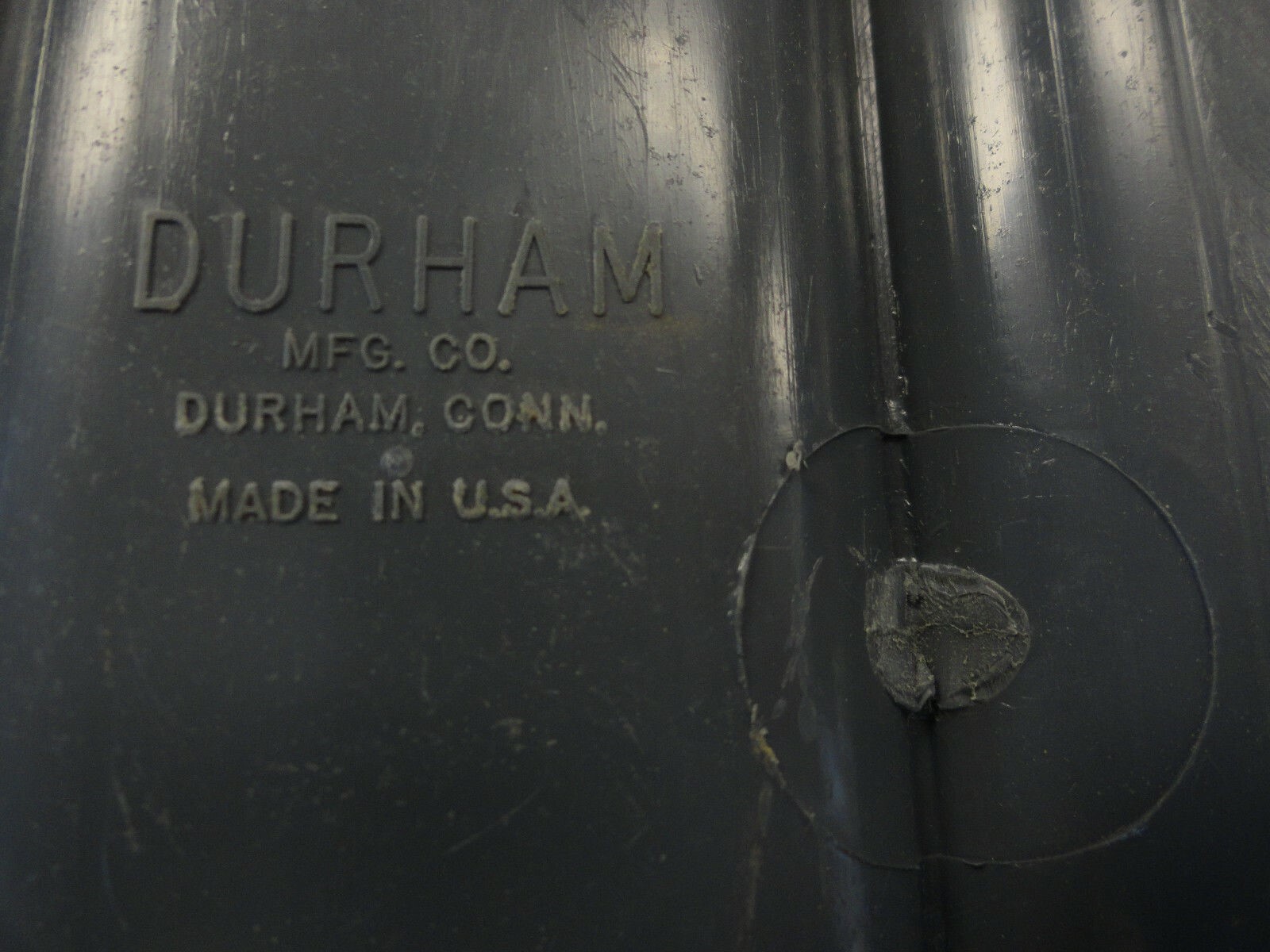 DURHAM C-204-95 GRAY PLASTIC STORAGE COMPARTMENT BIN / CASE 13 1/2″ X 9 1/2″