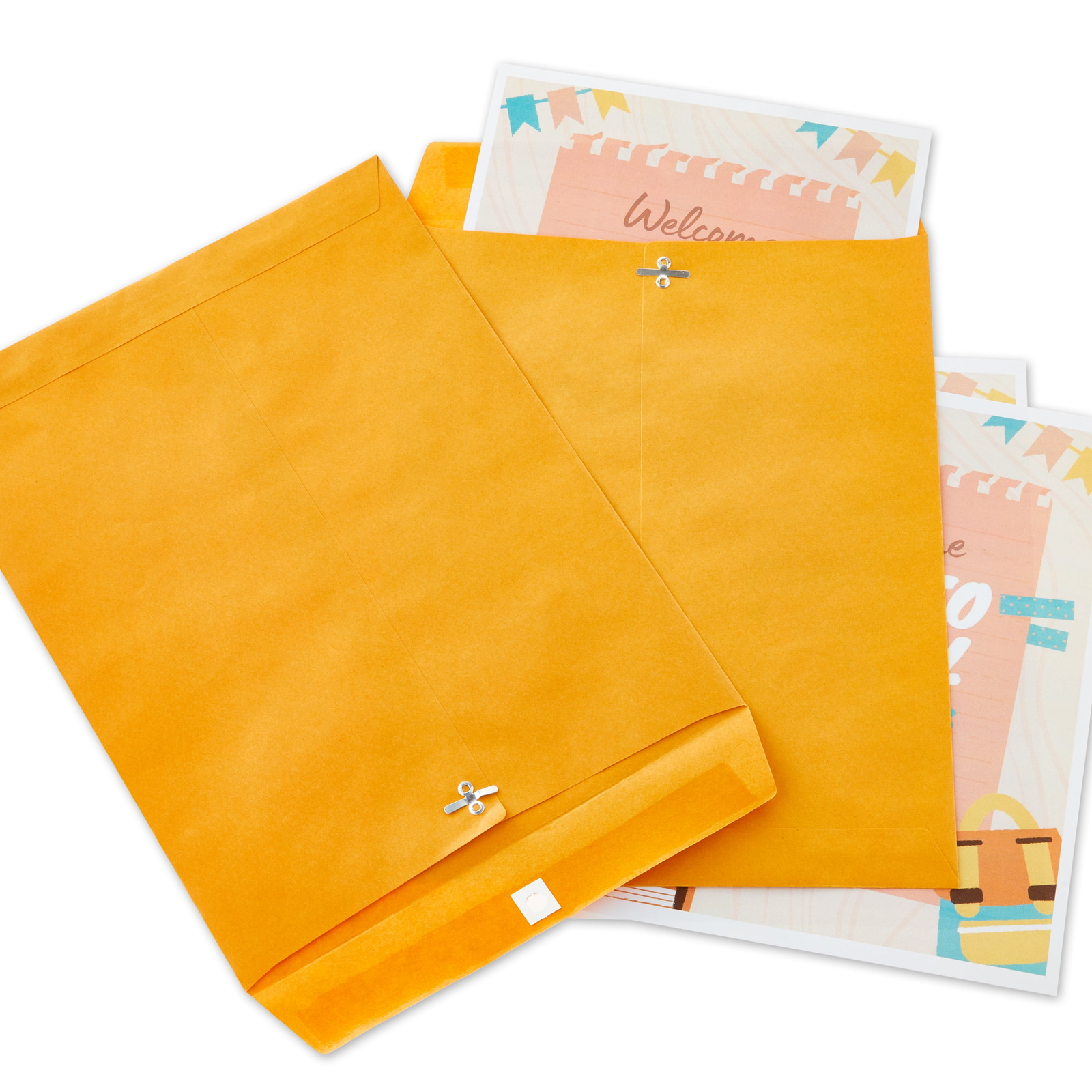 Pen+Gear Kraft Clasp Envelopes, 10 in x 13 in, 25 Count