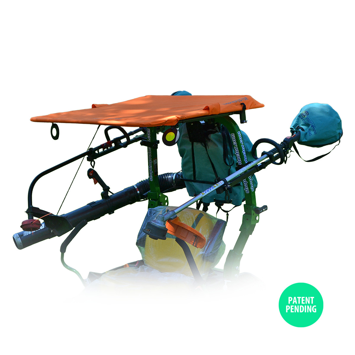 Tractor Canopy Zero Turn Riding Mower Sun Foldable Sunshade for ROPS + Tools