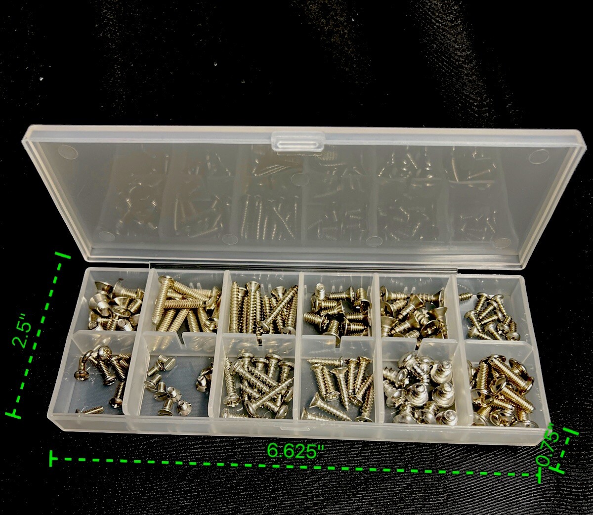 Assorted Small Stainless Steel Screws 120 PiecesHigh Quality