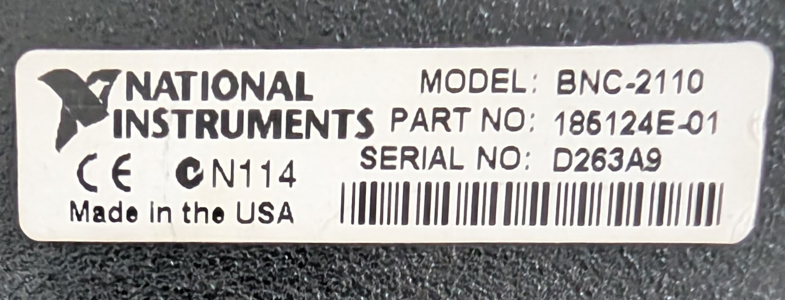 NI National Instruments BNC-2110 Terminal Block
