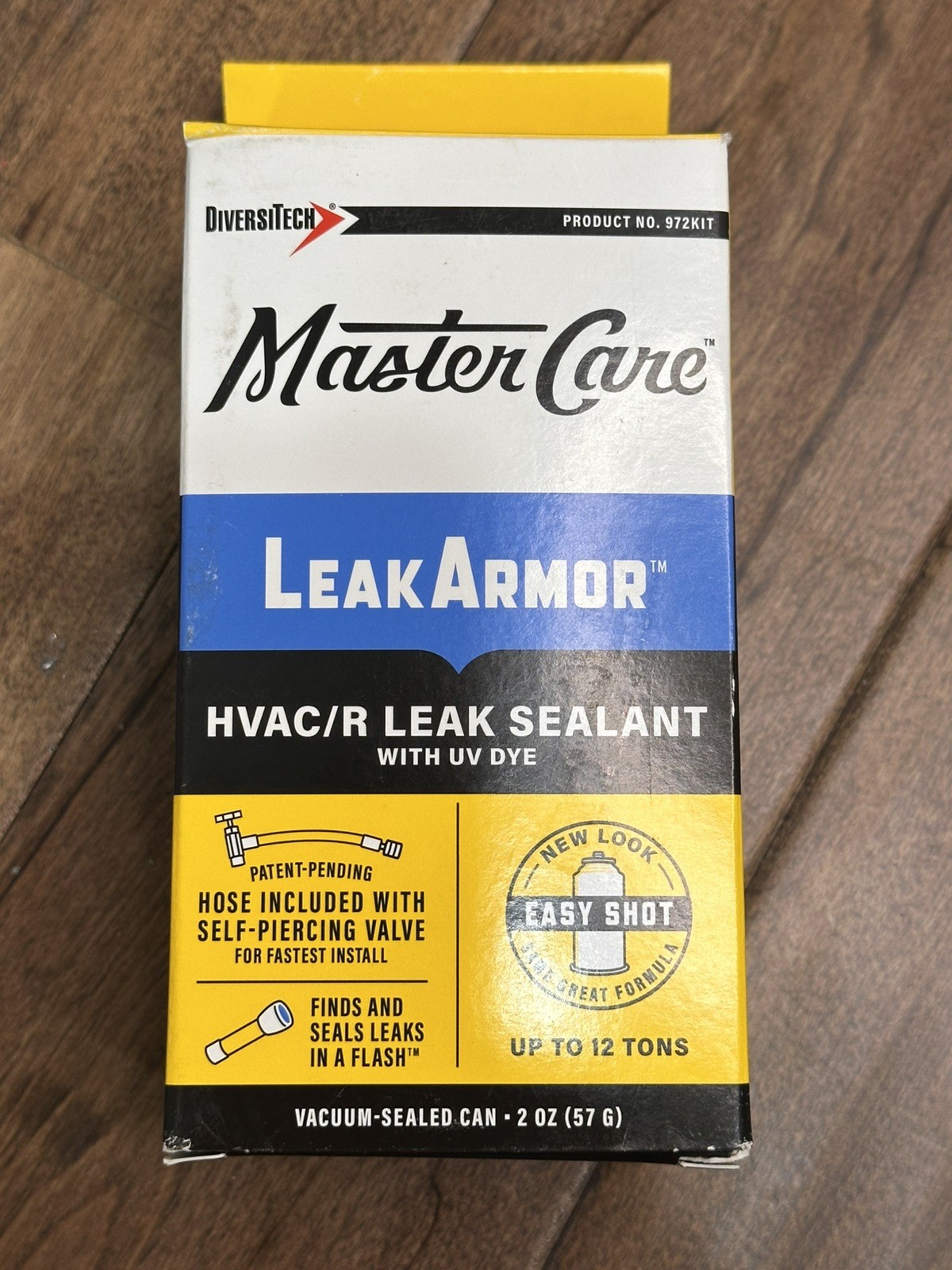 LeakArmor Easy Shot Refrigerant Leak Seal Kit Up to 12 Tons Diversitech 972KIT