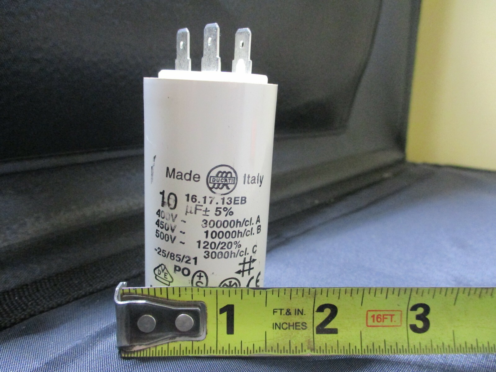 NEW DUCATI CAPACITOR 10uF 16.17.13EB EN 60252 440V