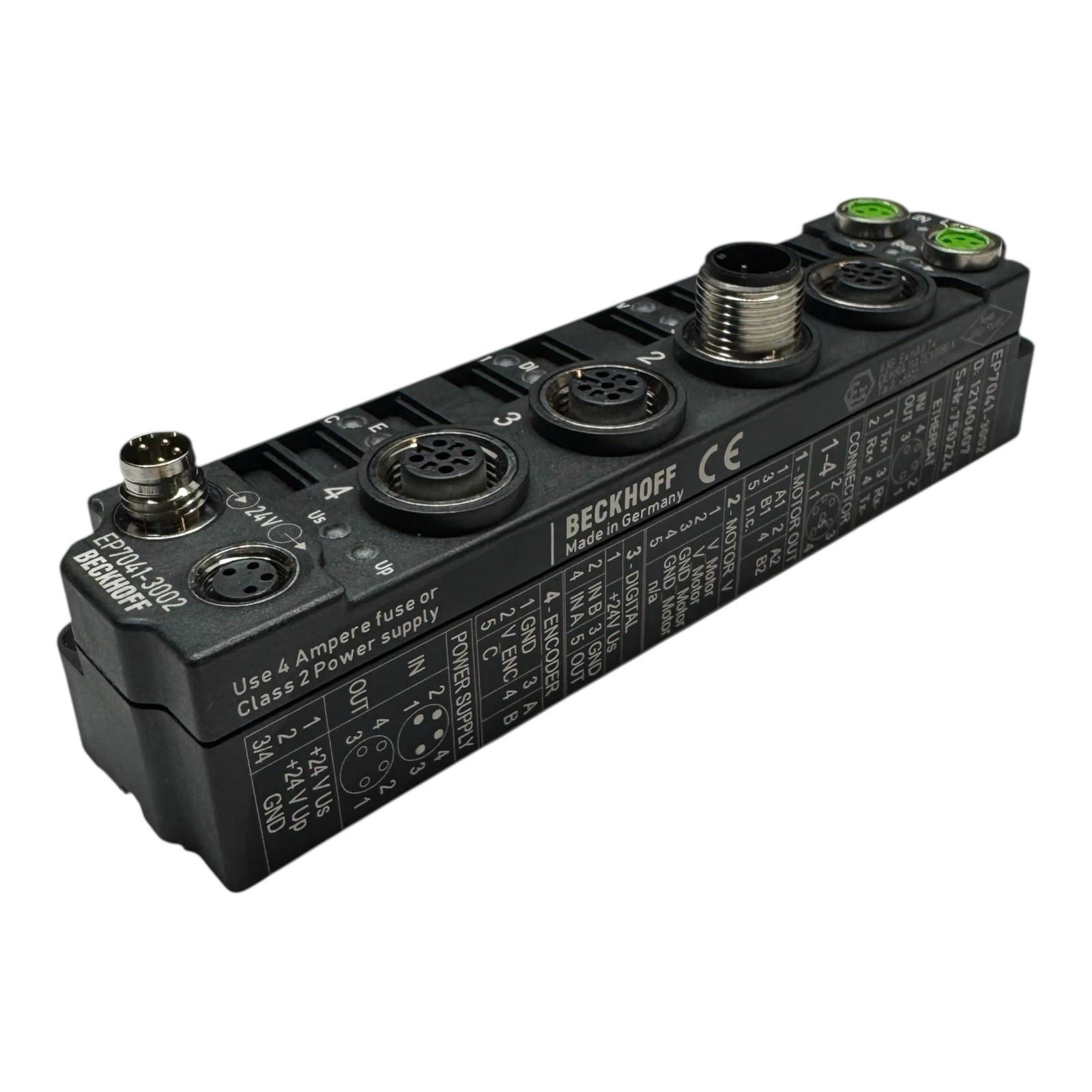 Beckhoff EP7041-3002 EtherCAT Motor Output Module IP67 Stepper Controller