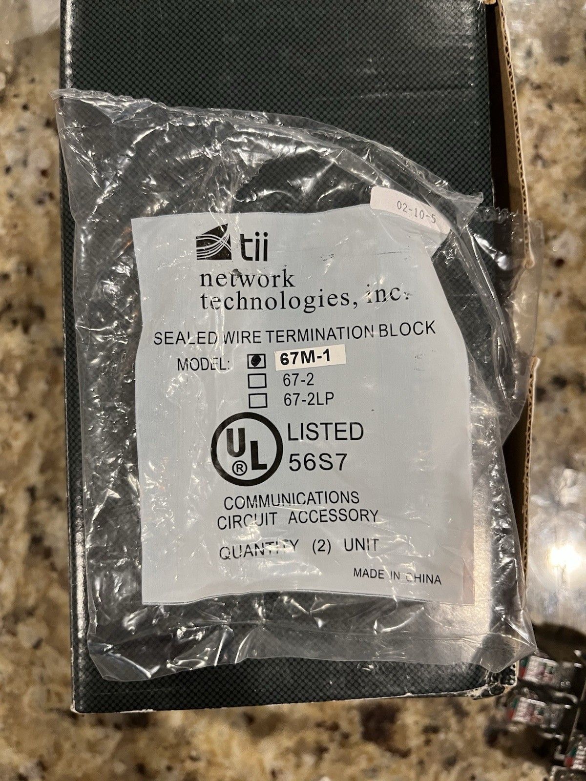 tii Network Technology Sealed Wire Termination Block Lot Of 4