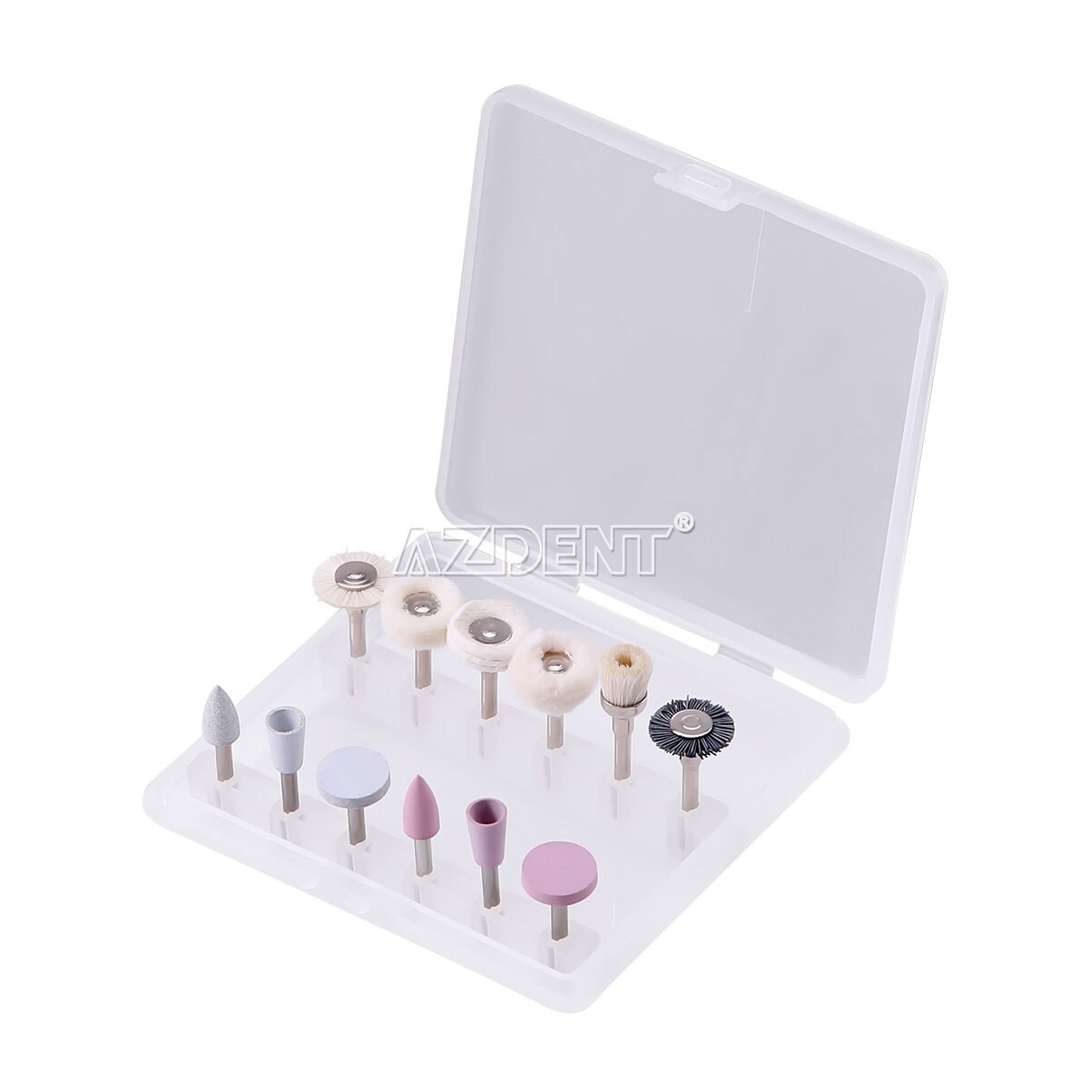 AZDENT Dental Composite Finishing Polishing Brushes Silicone Polishers RA 2.35mm