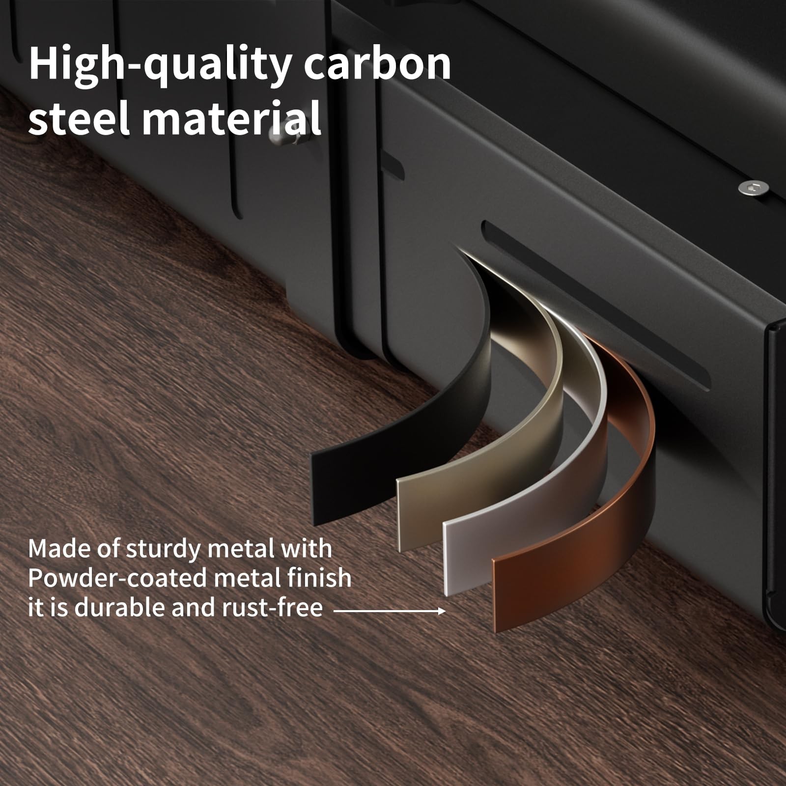 Sureup9 Under Desk Cable Management Tray Expandable 25.238.6 Heavy Duty Carbon