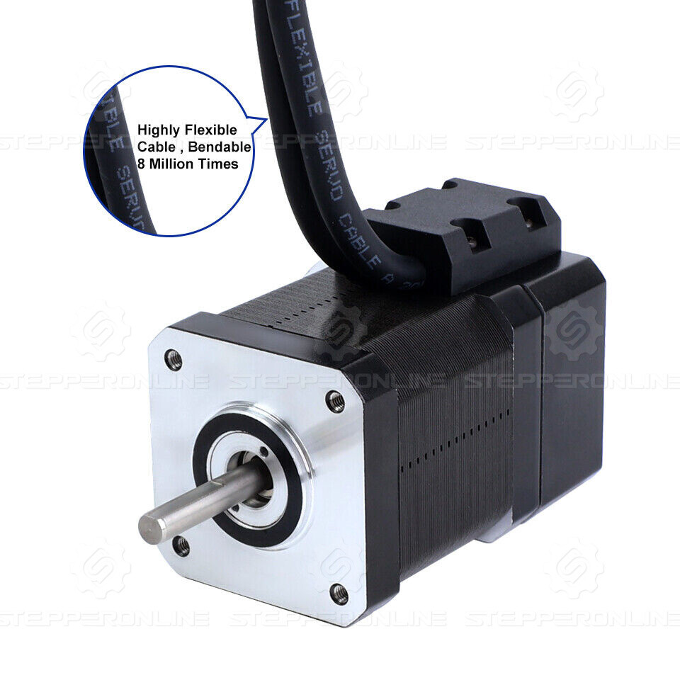 STEPPERONLINE 1 Axis Nema 17 Closed Loop Stepper Motor 74oz.in & Driver CNC Kit