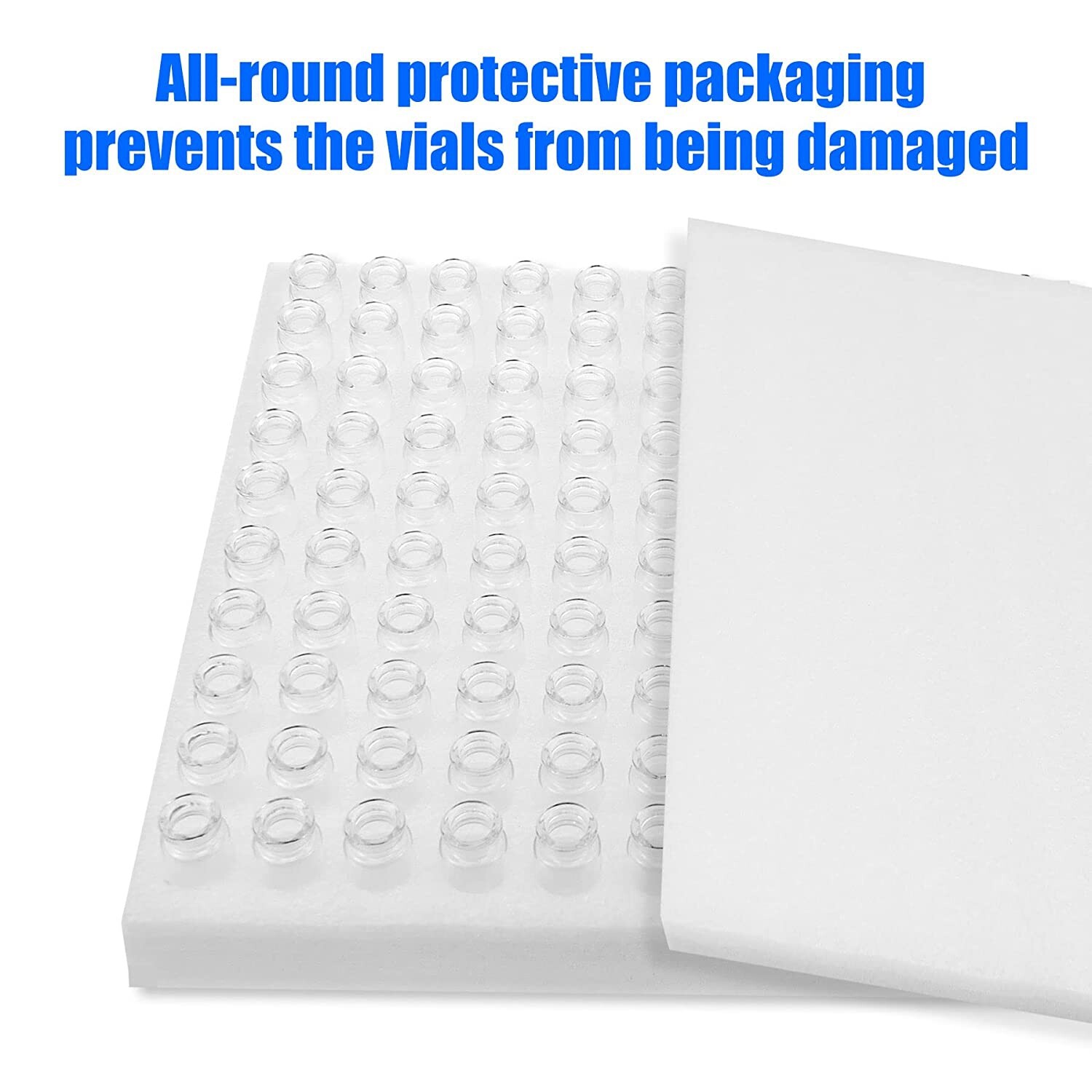 1000PCS 10ml Headspace Vials Clear Glass Bottle 20mm Crimp top Flat Bottom HPLC