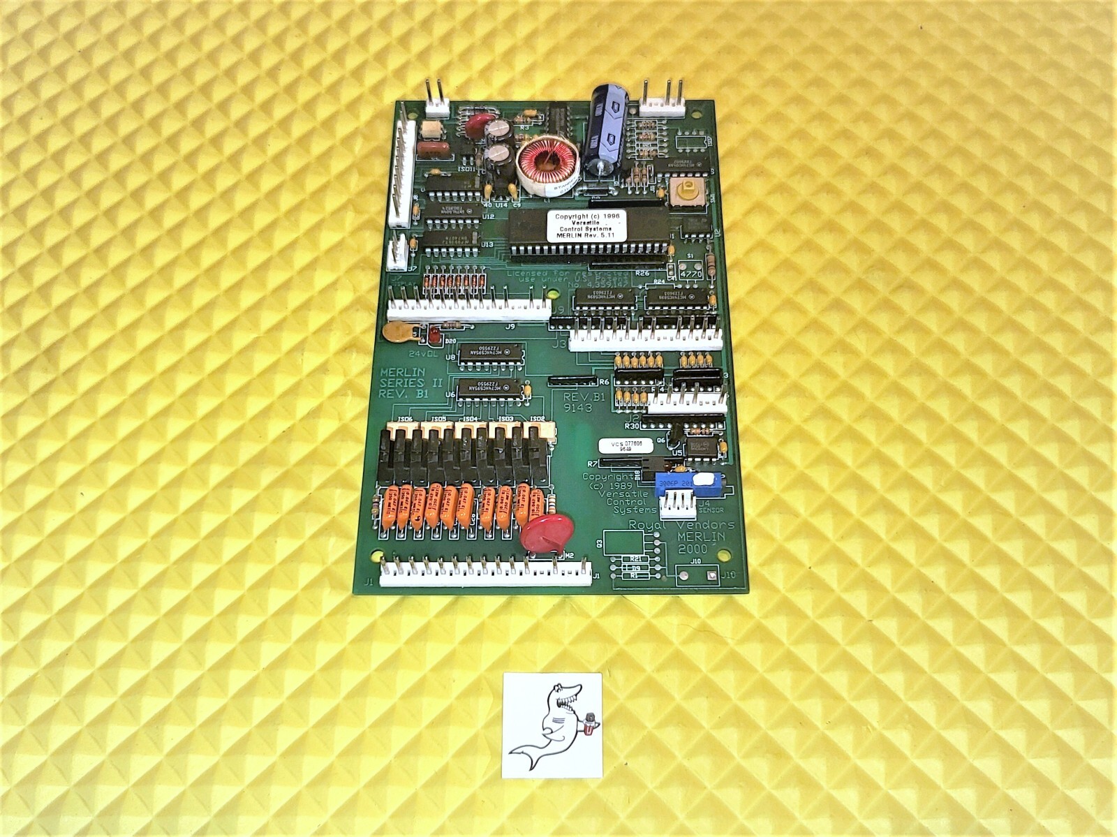 ROYAL VENDORS 552, 376, 272, 200 SODA MACHINE MERLIN 2000 CONTROL BOARD