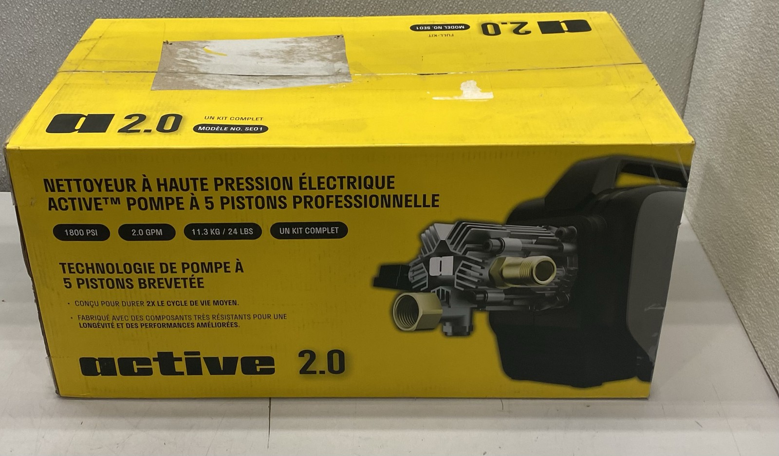 Active 2.0 5 Piston Pro-Pump Electric Pressure Washer SE01