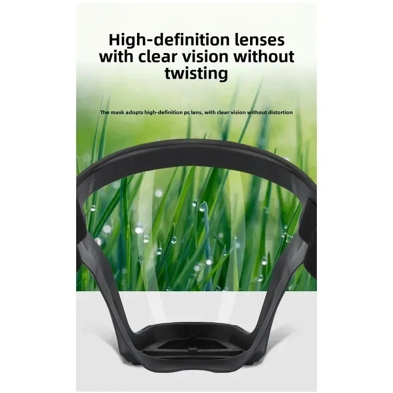Anti-Fog Full Face Mask Paint Dust Eye Safe Protective Transparent Shield