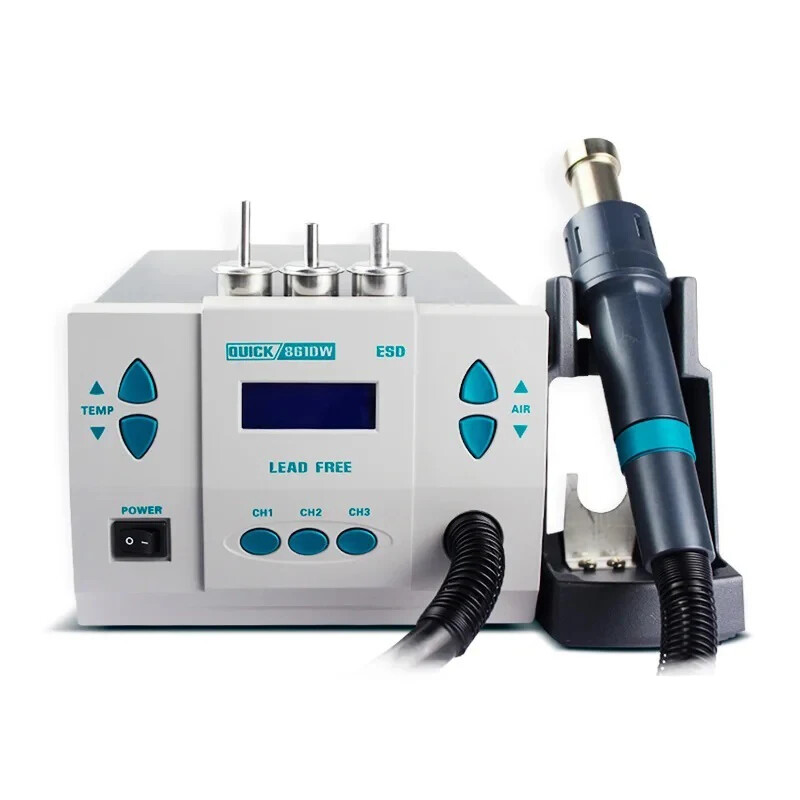 1000W quick 861dw professional hot air gun,quick 861 intelligent rework station