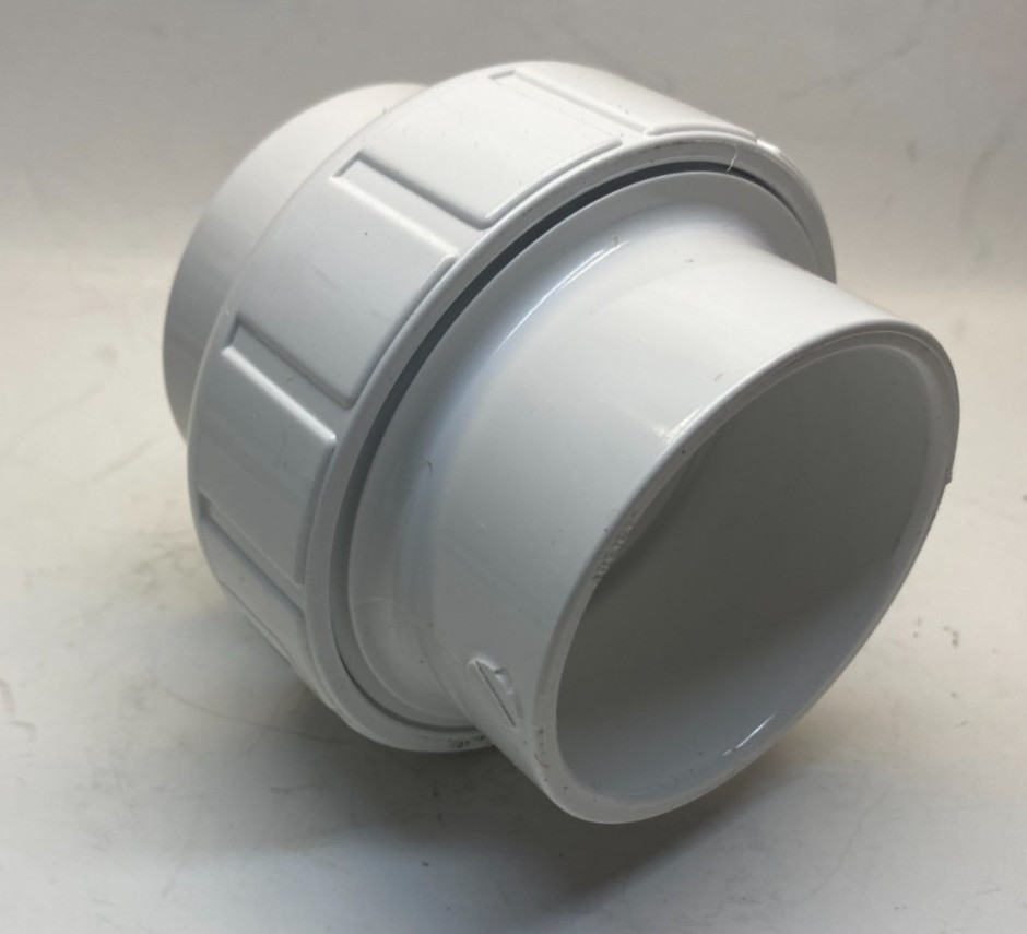 SPEARS 2″ PVC SCH 40 Socket Union (Buna) 457-020 – White – Prepaid Shipping
