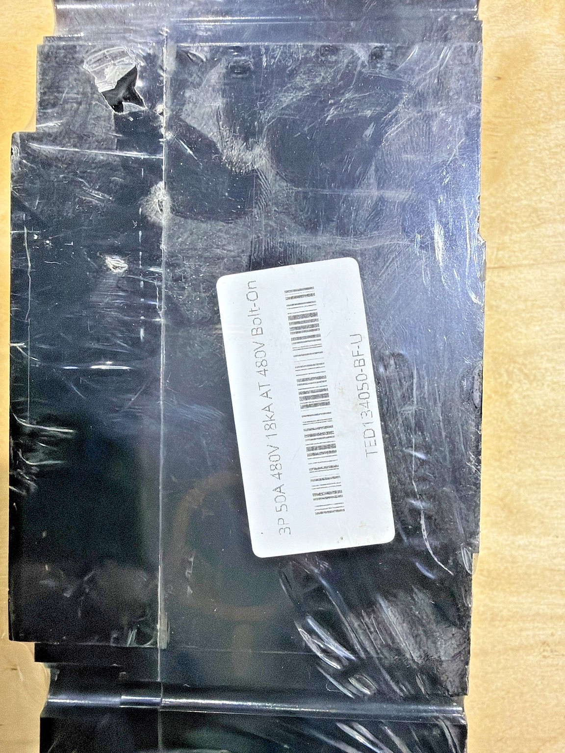 General Electric TED134050 3 Pole 50 Amp 480 VAC Molded Case Circuit Breaker