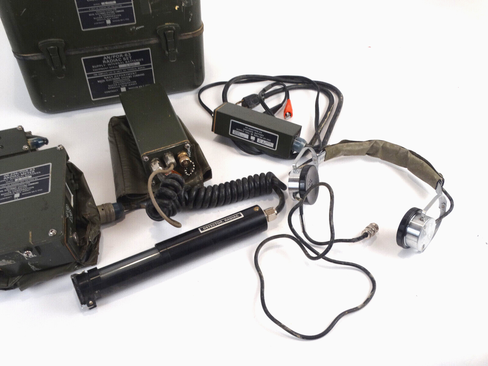 1969 Vietnam War US Navy AN/PDR-63 Radiac Set (NUCOR Corp) VINTAGE