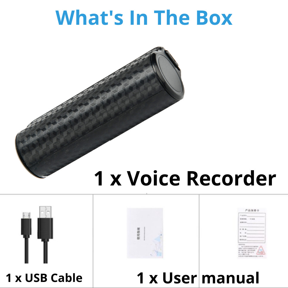 16GB/32GB Magnetic Mini Hidden Audio Recorder Device Spy Digital Voice Recording
