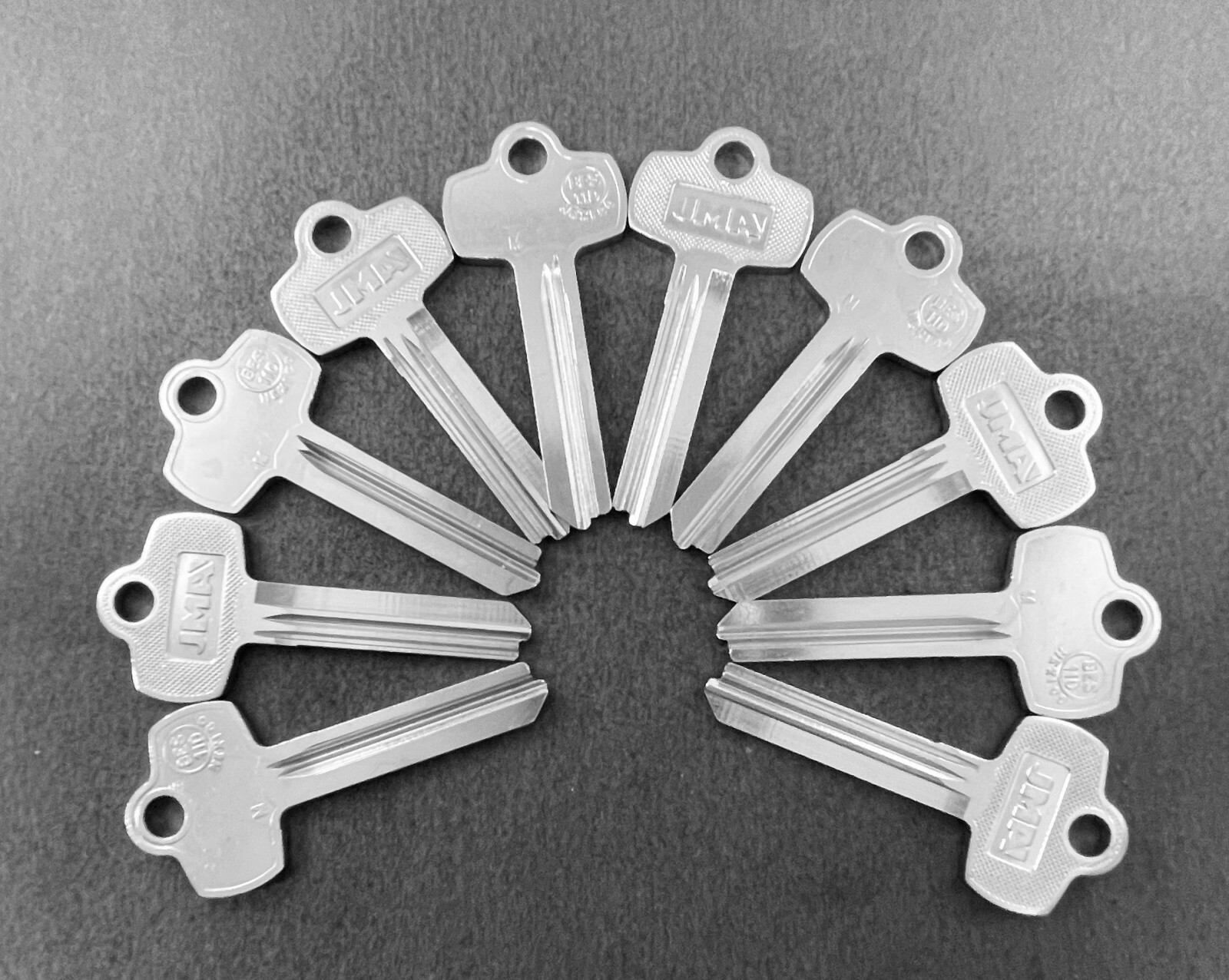 Lots of 2/5/10 1A1M1 A1114M BES-11D Type Key Blanks for Best M Keyway: