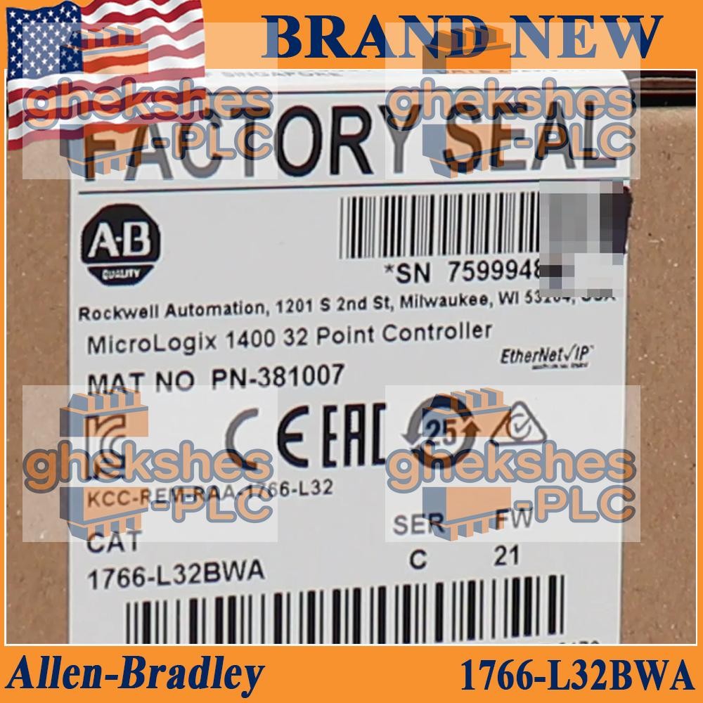 New NEW PLC 1766-L32BWA MicroLogix 1400 32 Point Controller AB 1766L32BWA