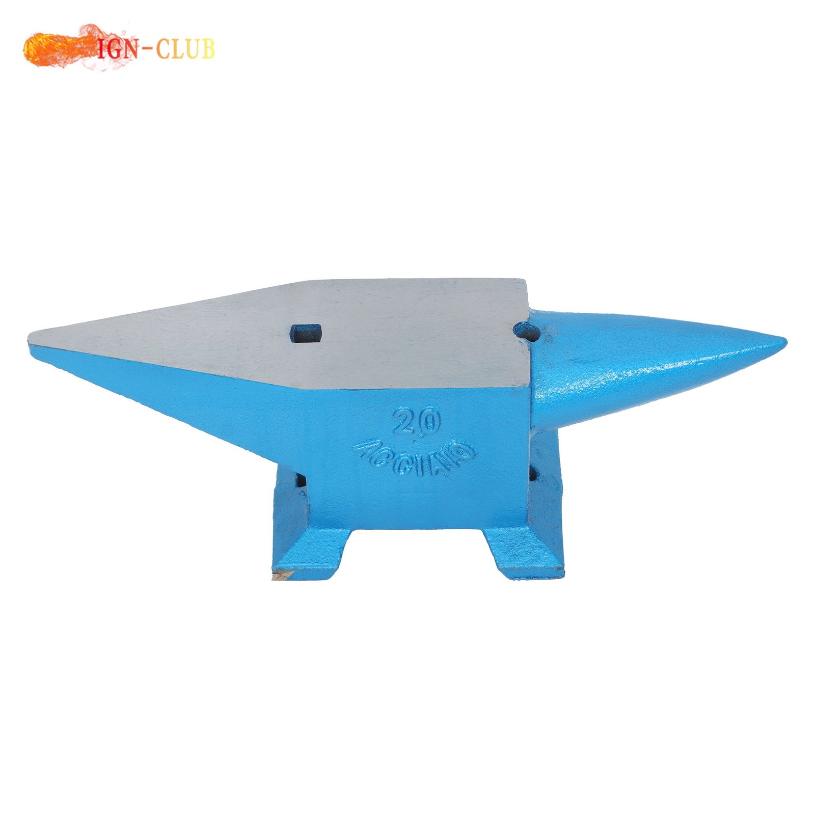 Double Horn Blacksmith Anvil Steel Anvil Forged Steel 44Lbs/20kg Heat Treated