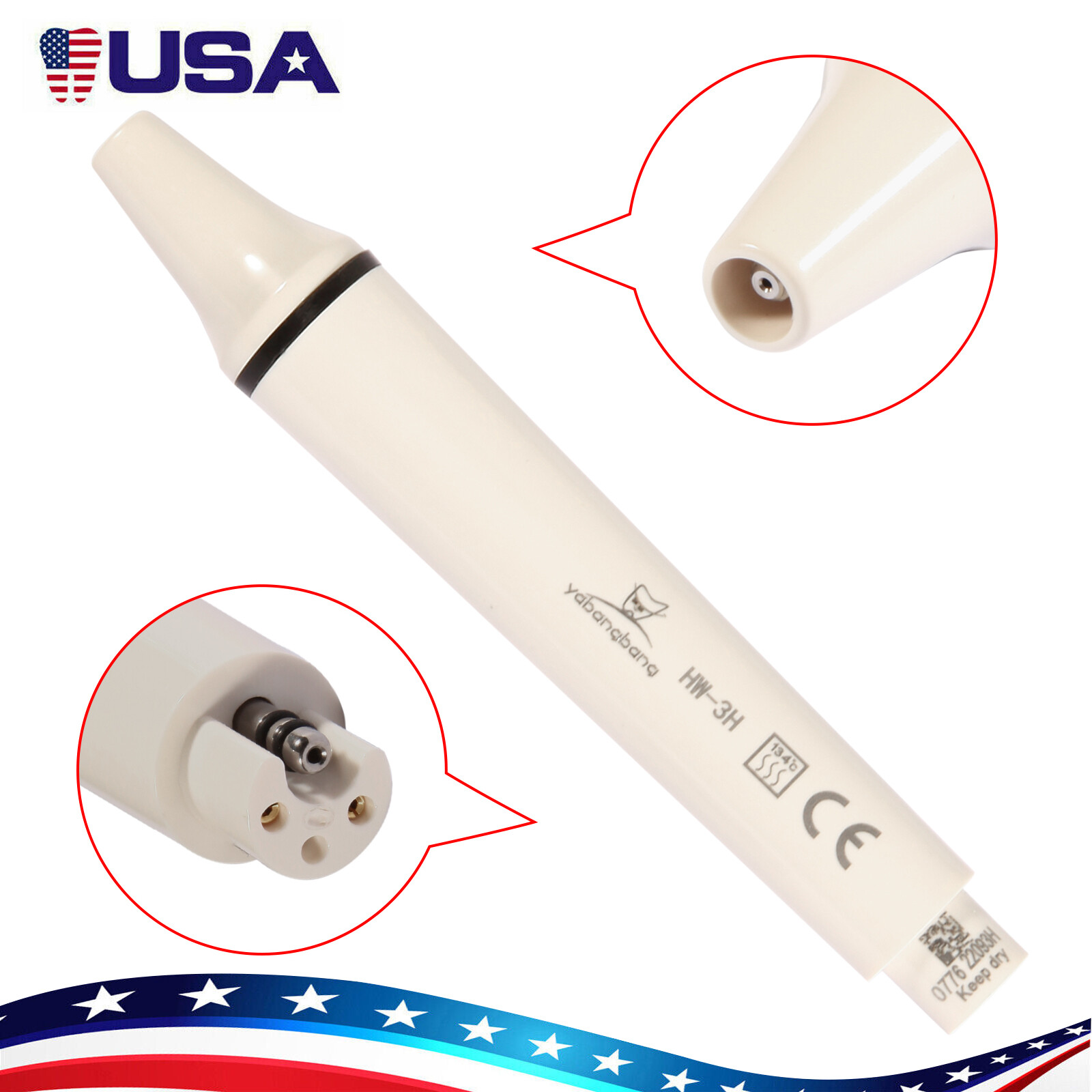 Dental Ultrasonic Piezo Scaler Handpiece LED Fit EMS/SATELEC 135°