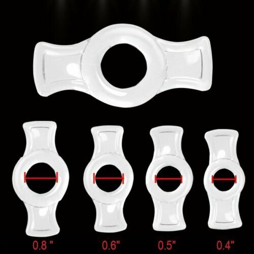 4 Penis Cock Ring Set Prolong Delay Sex Toys for Men Male Erection Enhancer NEW