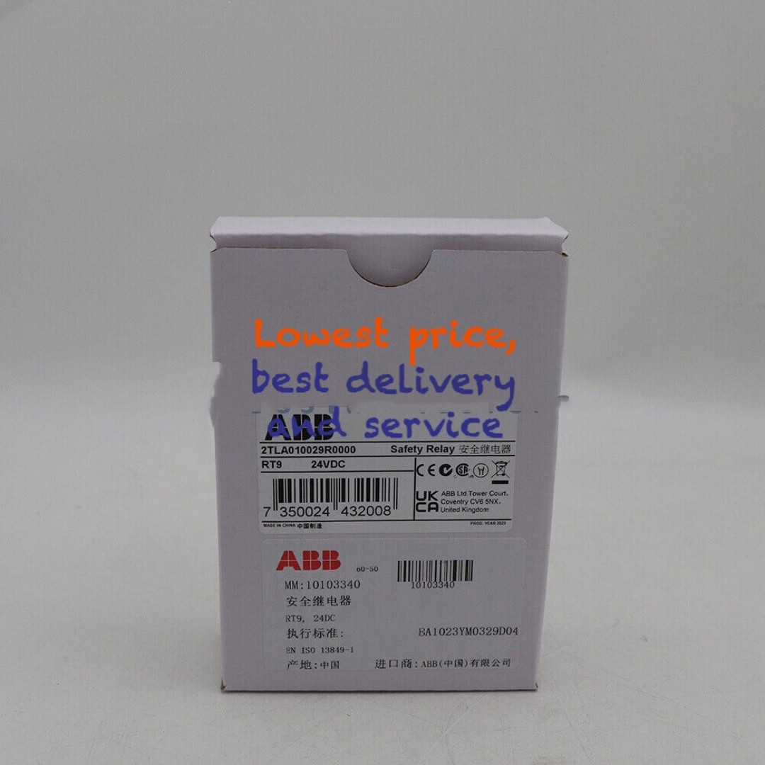 1PC NEW ABB 2TLA010029R0000 Safety Relay RT9 24VDC in Stock