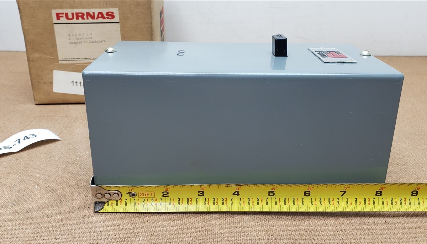Furnas 48DB21B Includes 2 25 Amp Remote Mounted Thermal Overloads New In Box OS