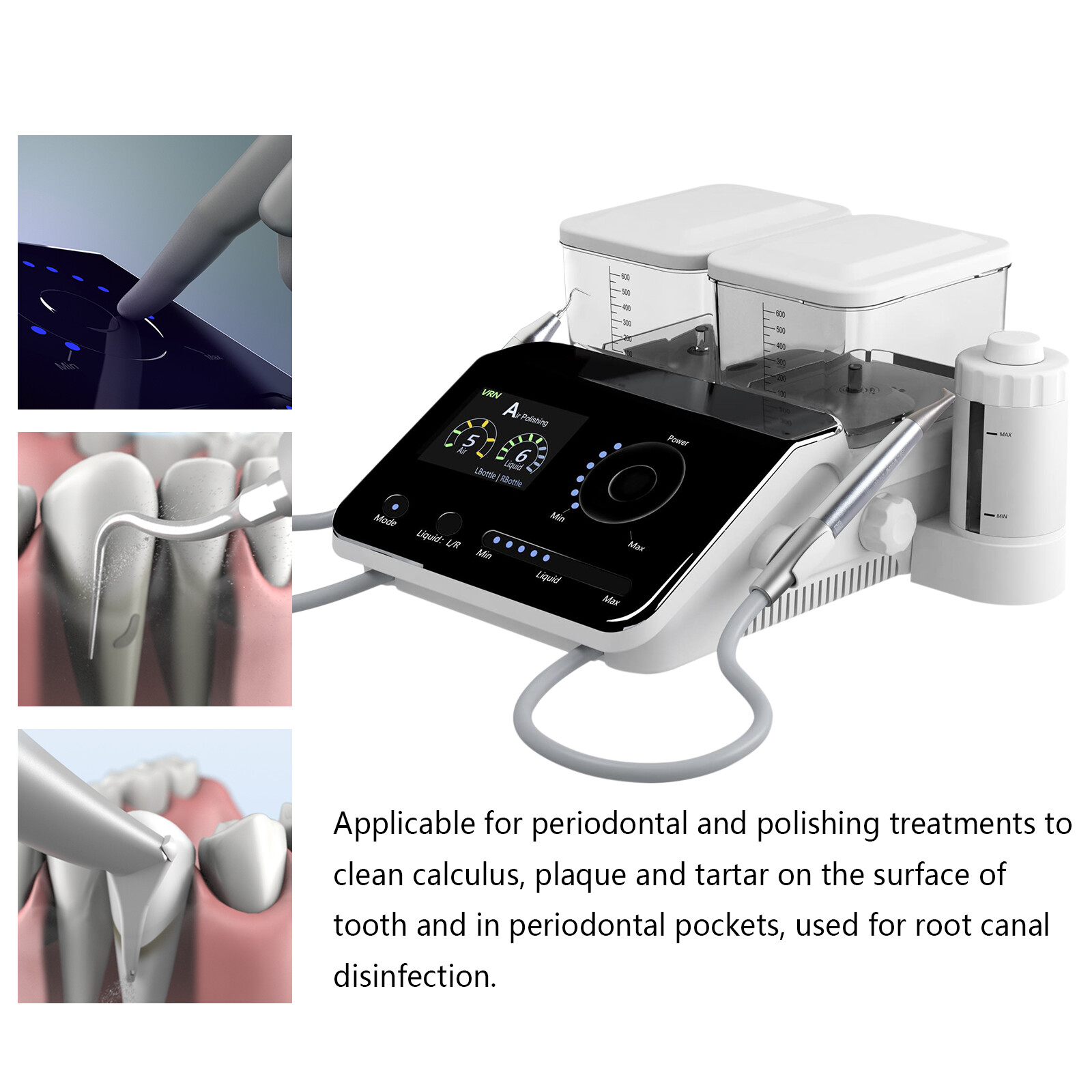 Dental LED Ultrasonic Scaler Scaling & Perio & Endo & Sand blasting & Implant