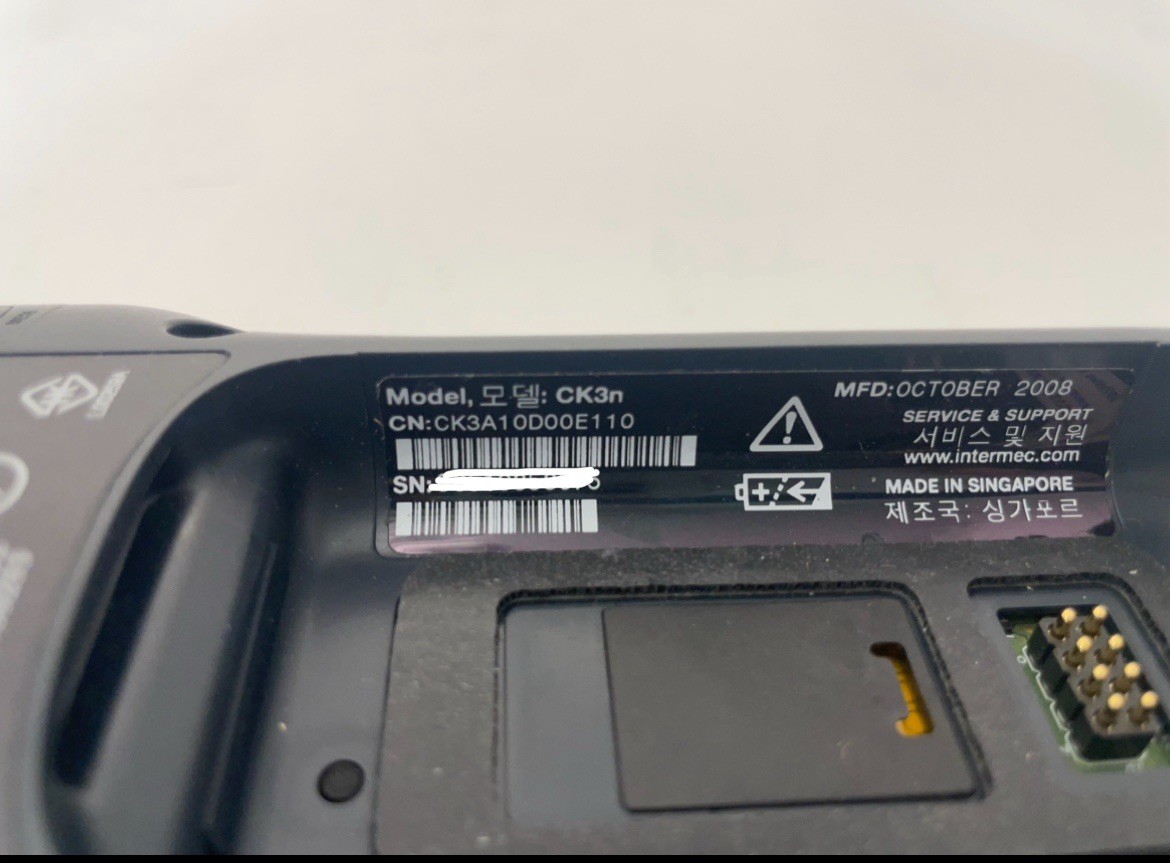 Intermec CK3 Handheld Mobile Computer Barcode Scanner WM6.1 BT CK3A10D00E110