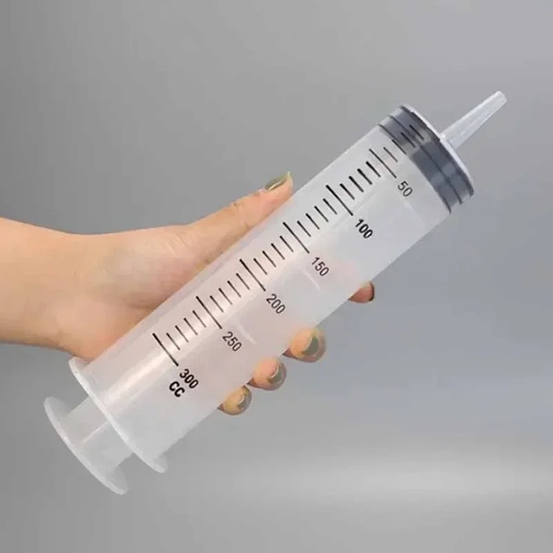 100ml 300ml 500ml Large Capacity Syringe with Hose Oil Pump Pet Feeding Measure