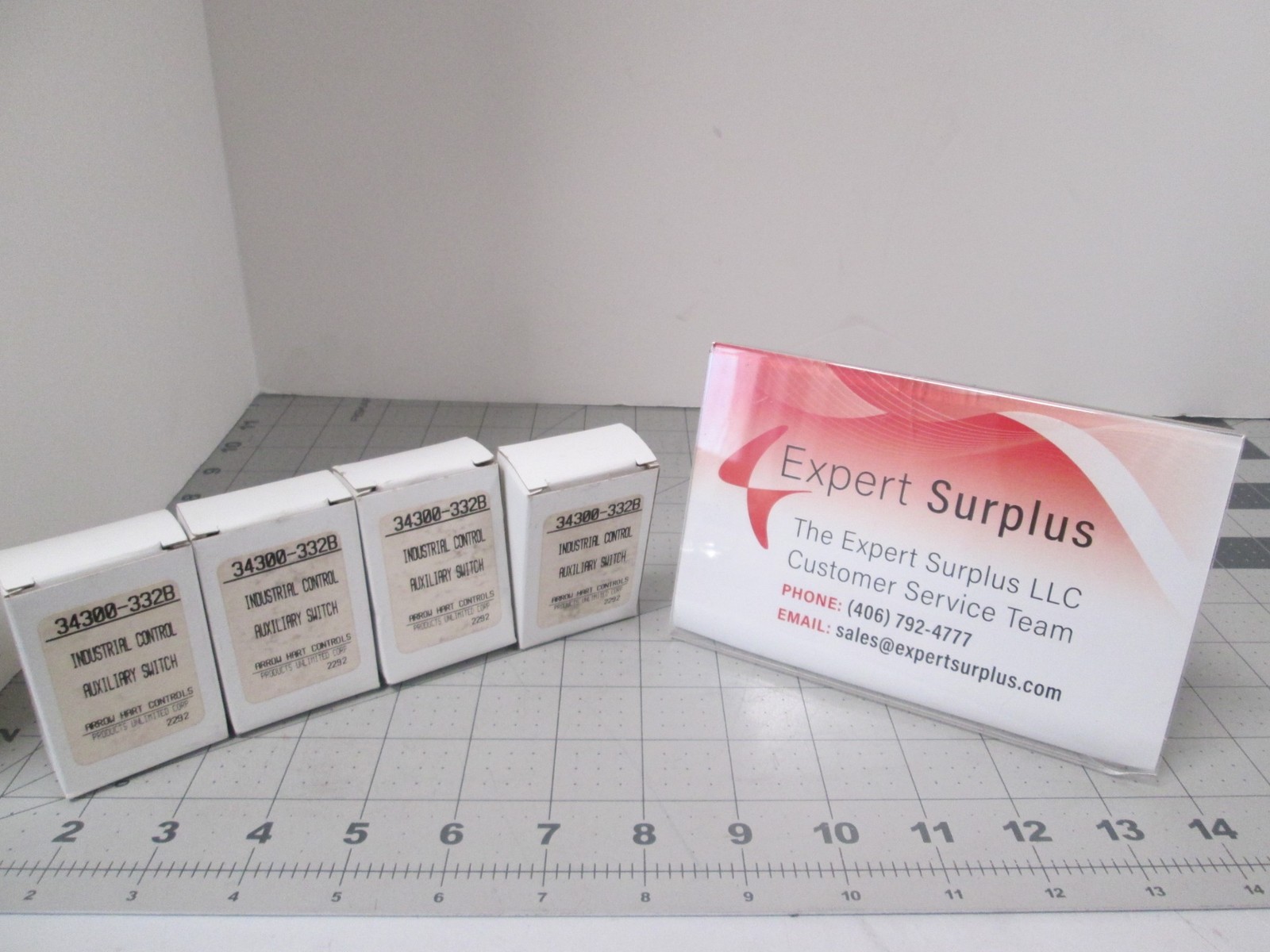 Arrow Hart, 34300-332B, Industrial Control Auxiliary Switch, New, Lot of 4