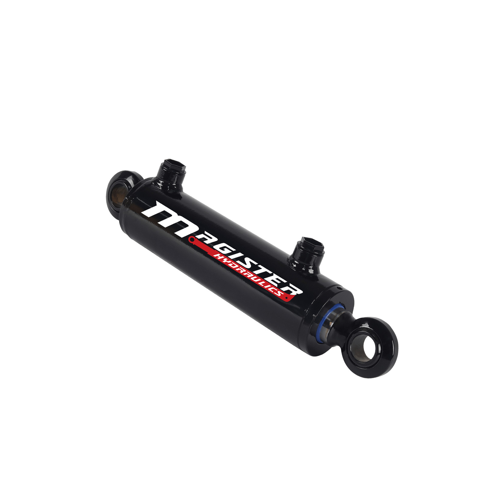 Hydraulic Cylinder Welded Double Acting 2.5″ Bore 10″ Stroke Swivel Ball/Eye